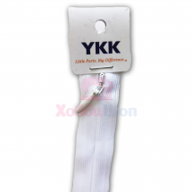 Молния 30 см потайная неразъемная YKK белый 501
