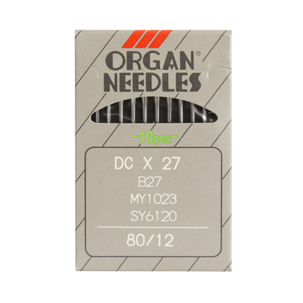 Промышленные иглы универсальные ORGAN DCx27 №80 (10 шт.)
